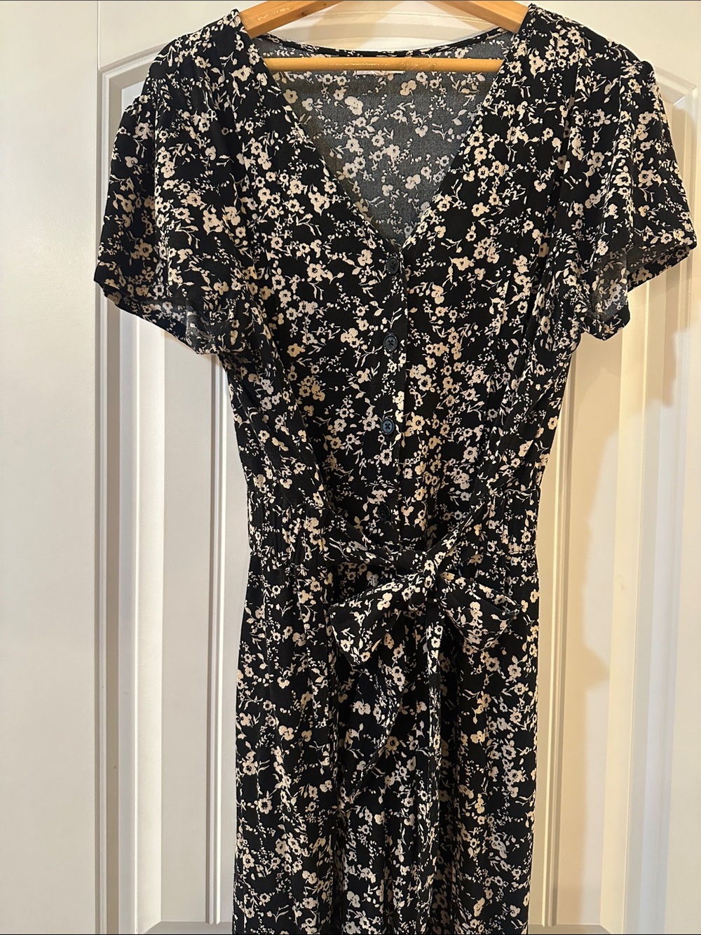 Floral Buttoned Jumpsuit